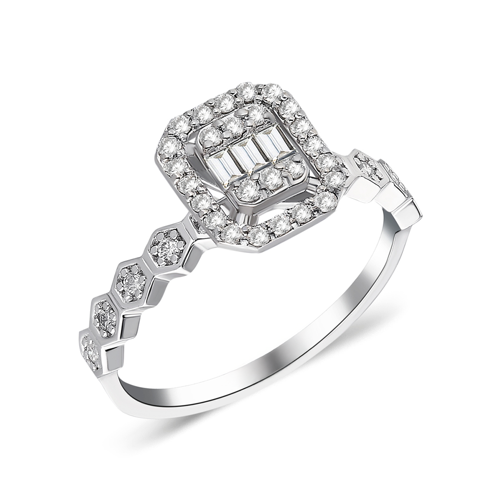 Hexira – Baguette Diamond Ring