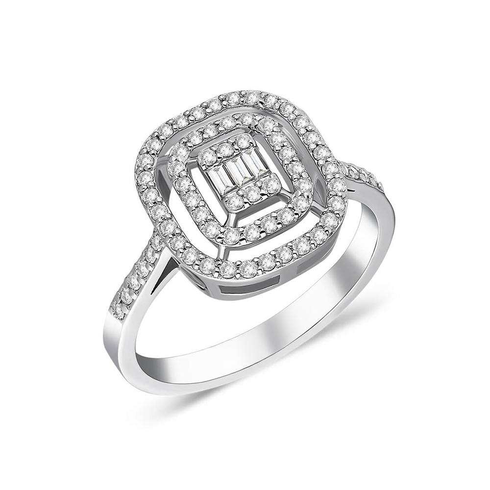 Aurelia Baguette Diamond Ring
