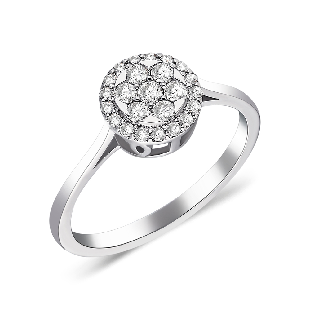Lunera Diamond Cluster Ring