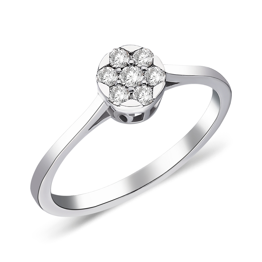 Solena Diamond Cluster Ring