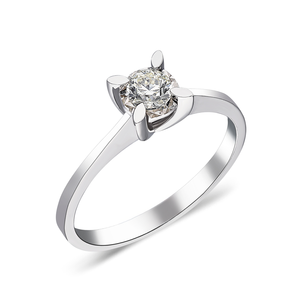 Lunara Solitaire Diamond Ring