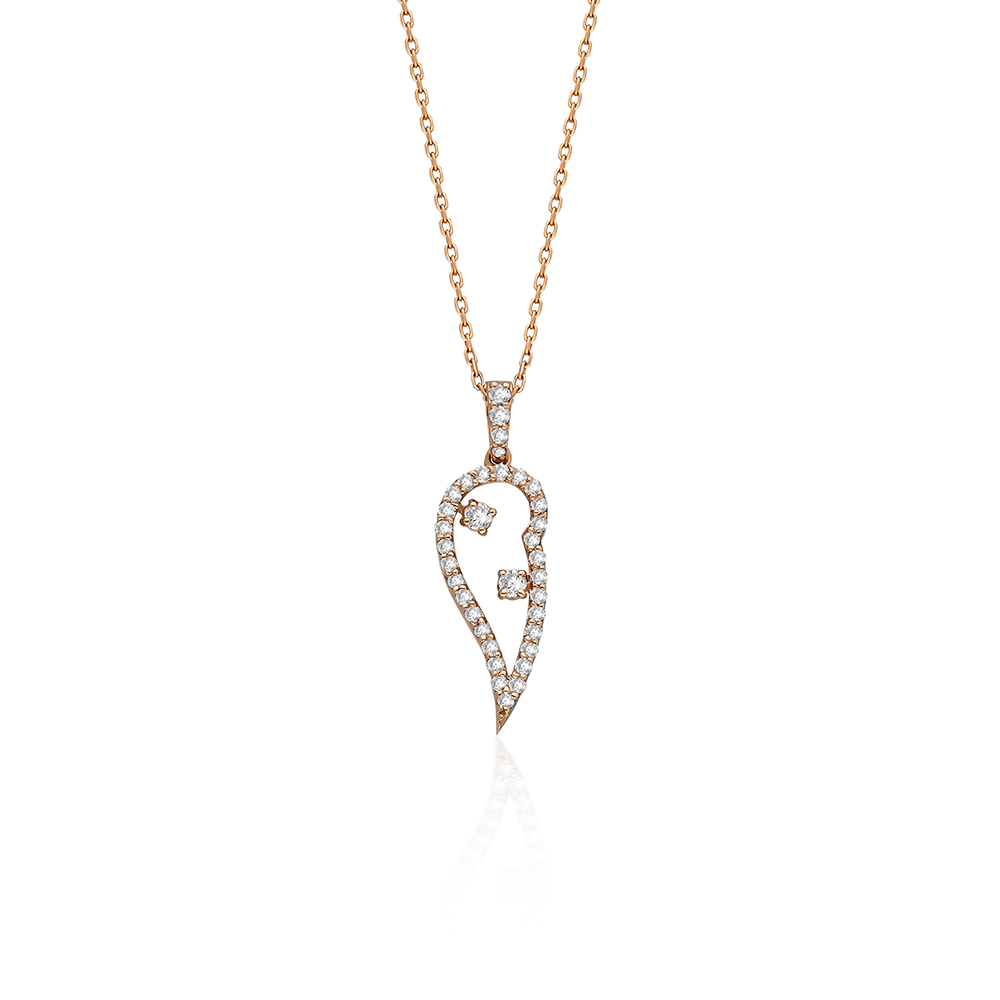Infinite Sparkle Pavé Diamond Circle Necklace