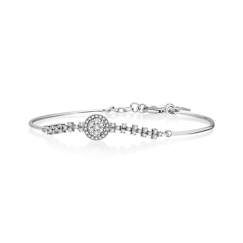 The Celestial Orbit Brilliant Cluster Signature Bangle
