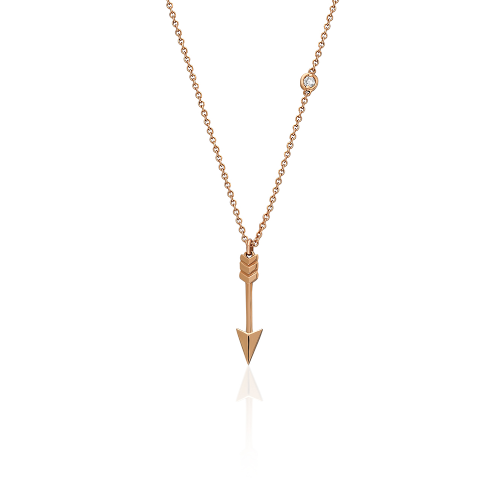 Archer’s Ambition Diamond Arrow Necklace