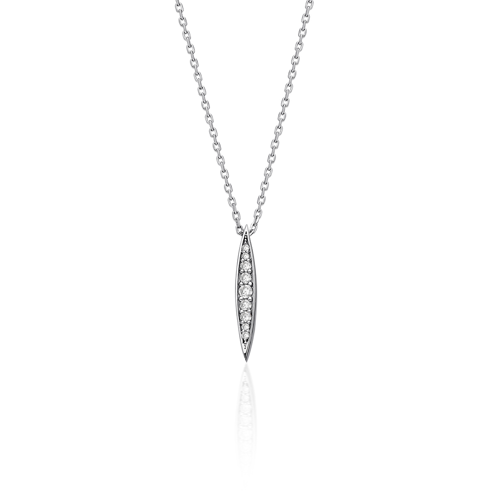 Harmony Diamond Square Necklace