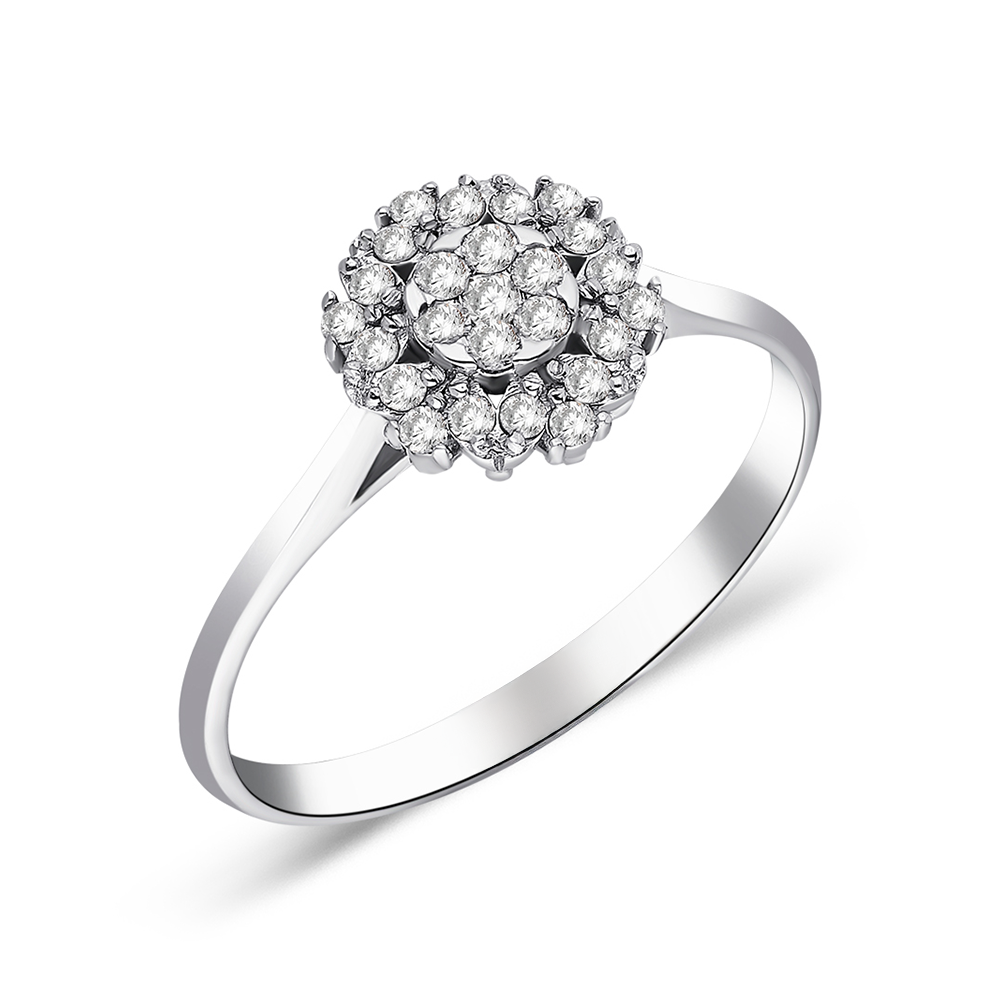 Fleur Brilliant Diamond Floral Cluster Ring