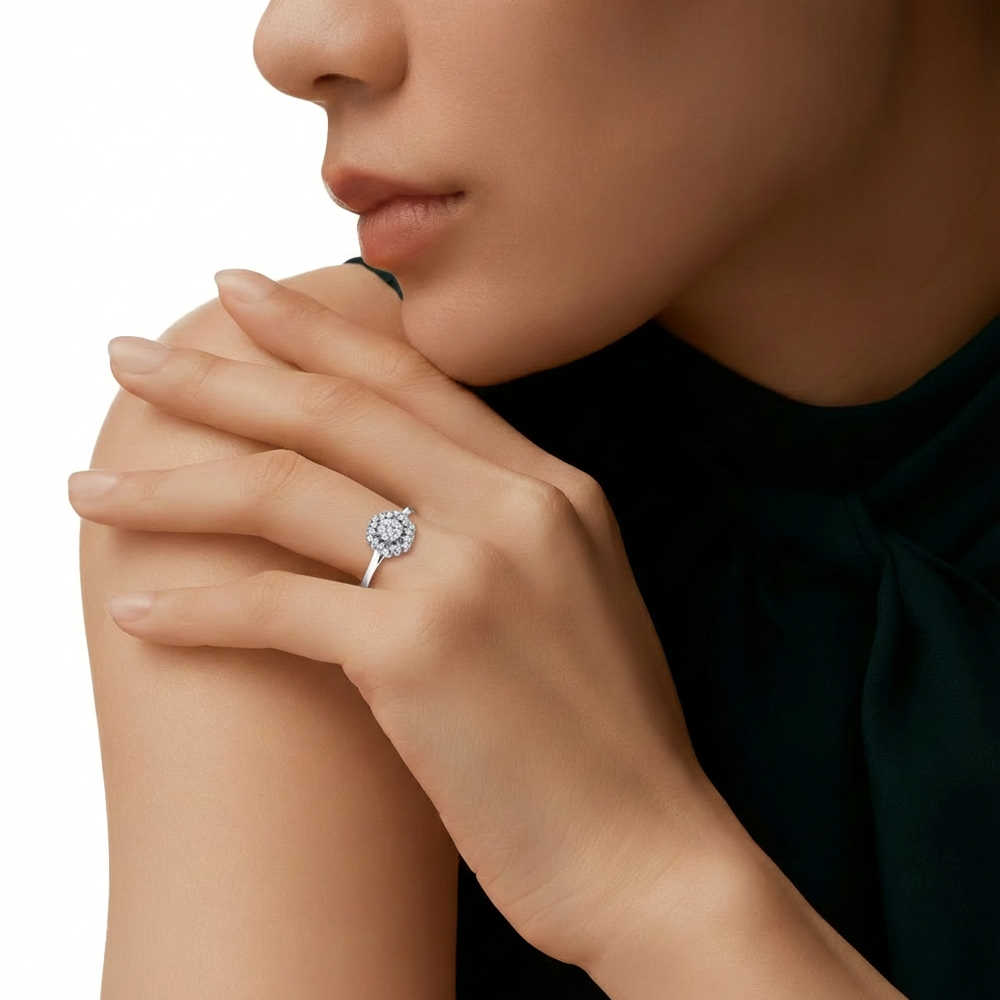 Fleur Brilliant Diamond Floral Cluster Ring